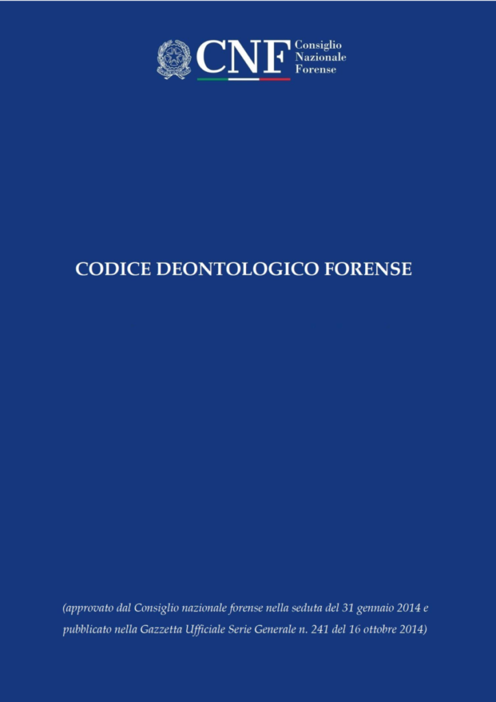 Codice deontologico avvocato familiarista — avvocato Perugia Foligno