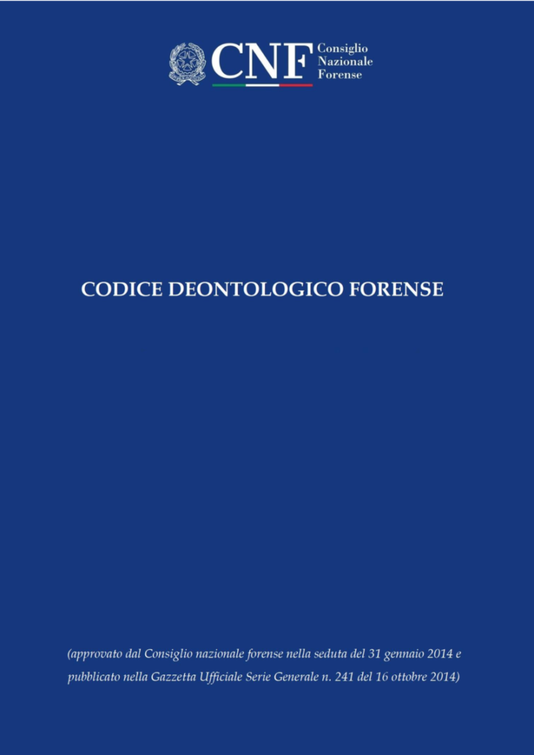 Codice deontologico avvocato familiarista — articolo blog Studio Ansidei